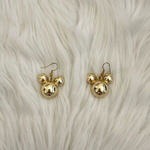 Vintage Disney Gold Earrings